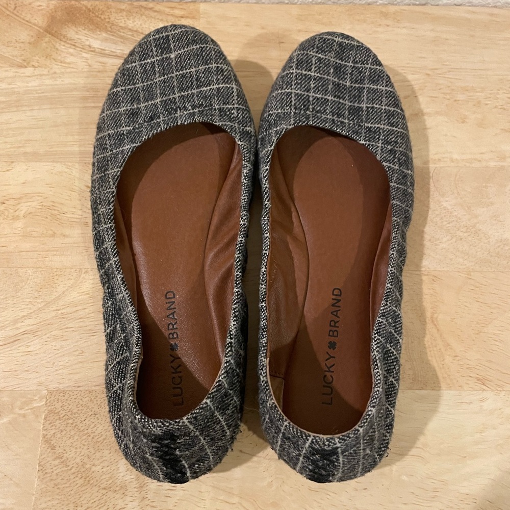 Plaid Lucky Brand flats
